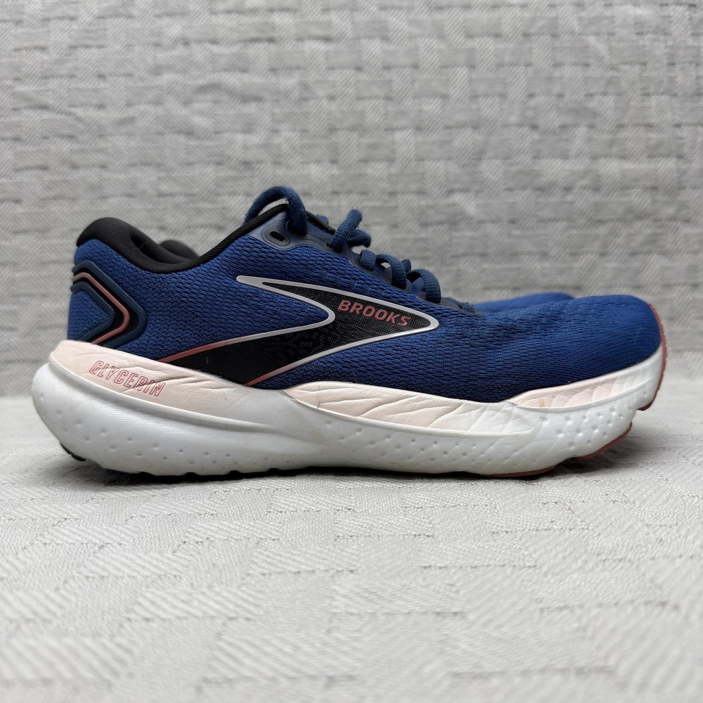 Brooks Glycerin 21 Running Shoes Womens Size 8 Blue Road Cushioned 1204081B496‎